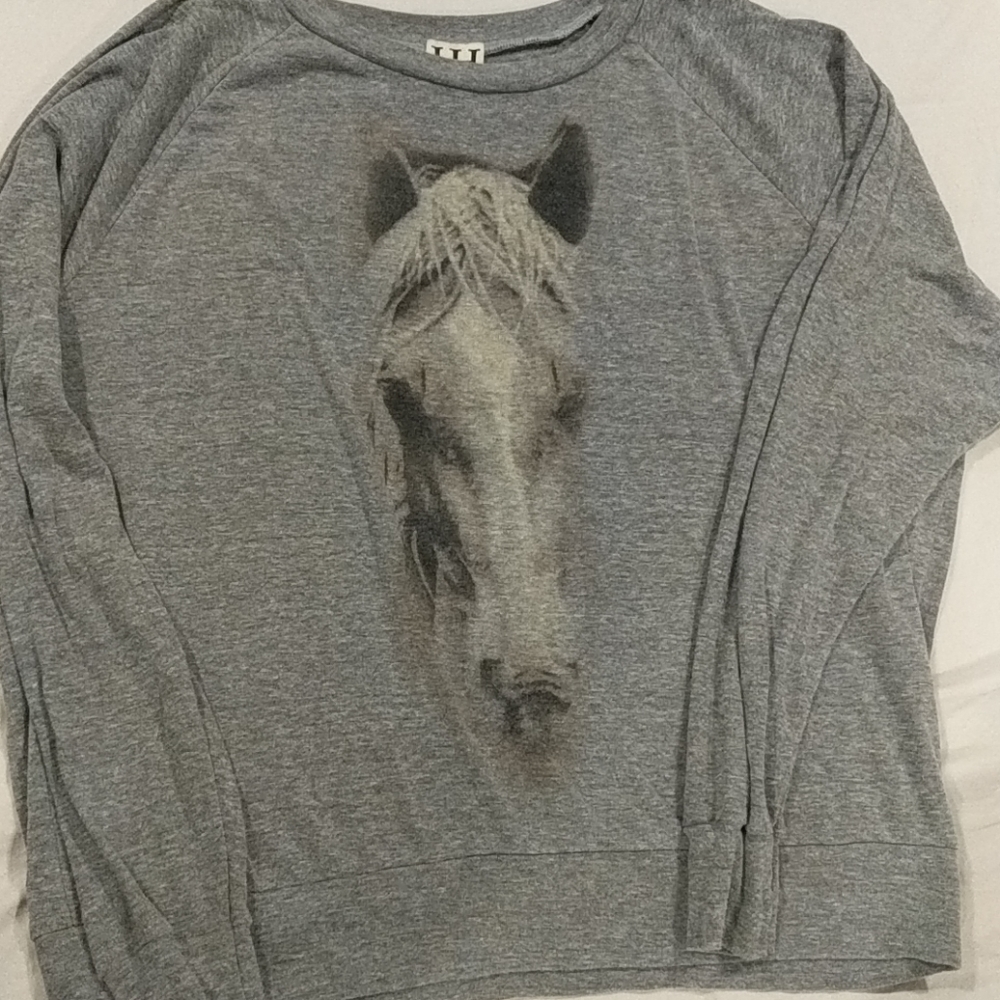 Haute Hippie Horse Sweatshirt
